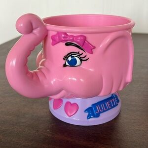 Ringling Brothers Barnum and Bailey Juliette Elephant Cup 1990s